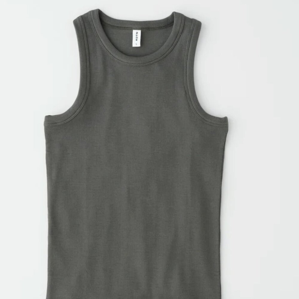 KOTN Women's Tank Top in Charcoal Gray
